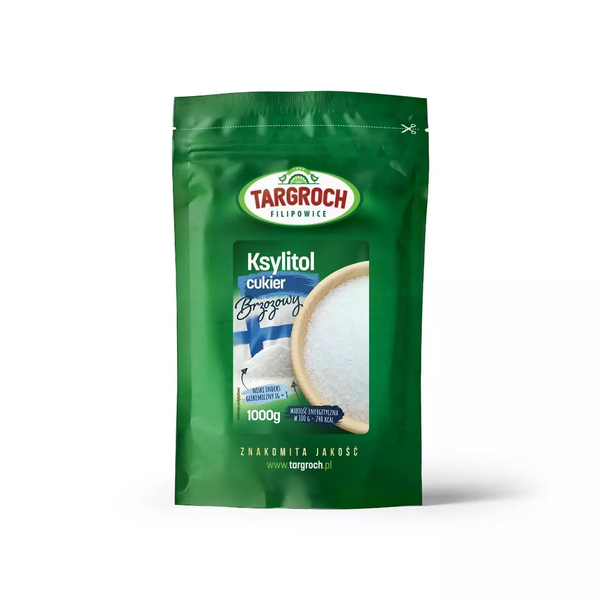 Ksylitol Danisco Cukier Brzozowy z Finlandii 1 kg Targroch Ksylitol Danisco Cukier Brzozowy z Finlandii 1 kg Targroch