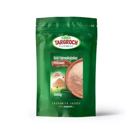 Sól Himalajska Drobna Różowa 1kg Targroch