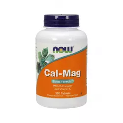 CAL-MAG Stress Formula B-Complex Witamina C (100tab) Now Foods
