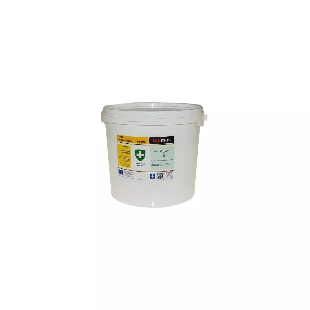 Soda Oczyszczona Wodorowęglan Sodu 5kg E500b Biomus Soda Oczyszczona Wodorowęglan Sodu 5kg E500b Biomus