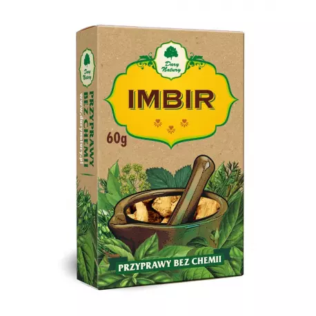Imbir Mielony 60g Przyprawa Bez Chemii Dary Natury