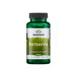 Berberine Berberyna HCL 400mg (60kaps) Cukrzyca Swanson