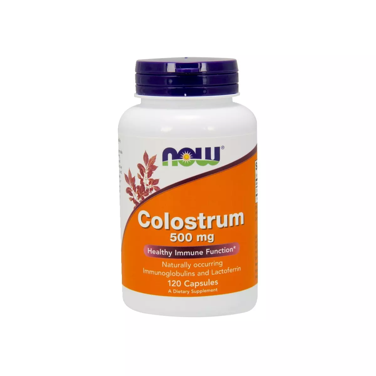 Colostrum 500 mg (120kaps) Wołowe Kolostrum Now Foods Colostrum 500 mg (120kaps) Wołowe Kolostrum Now Foods
