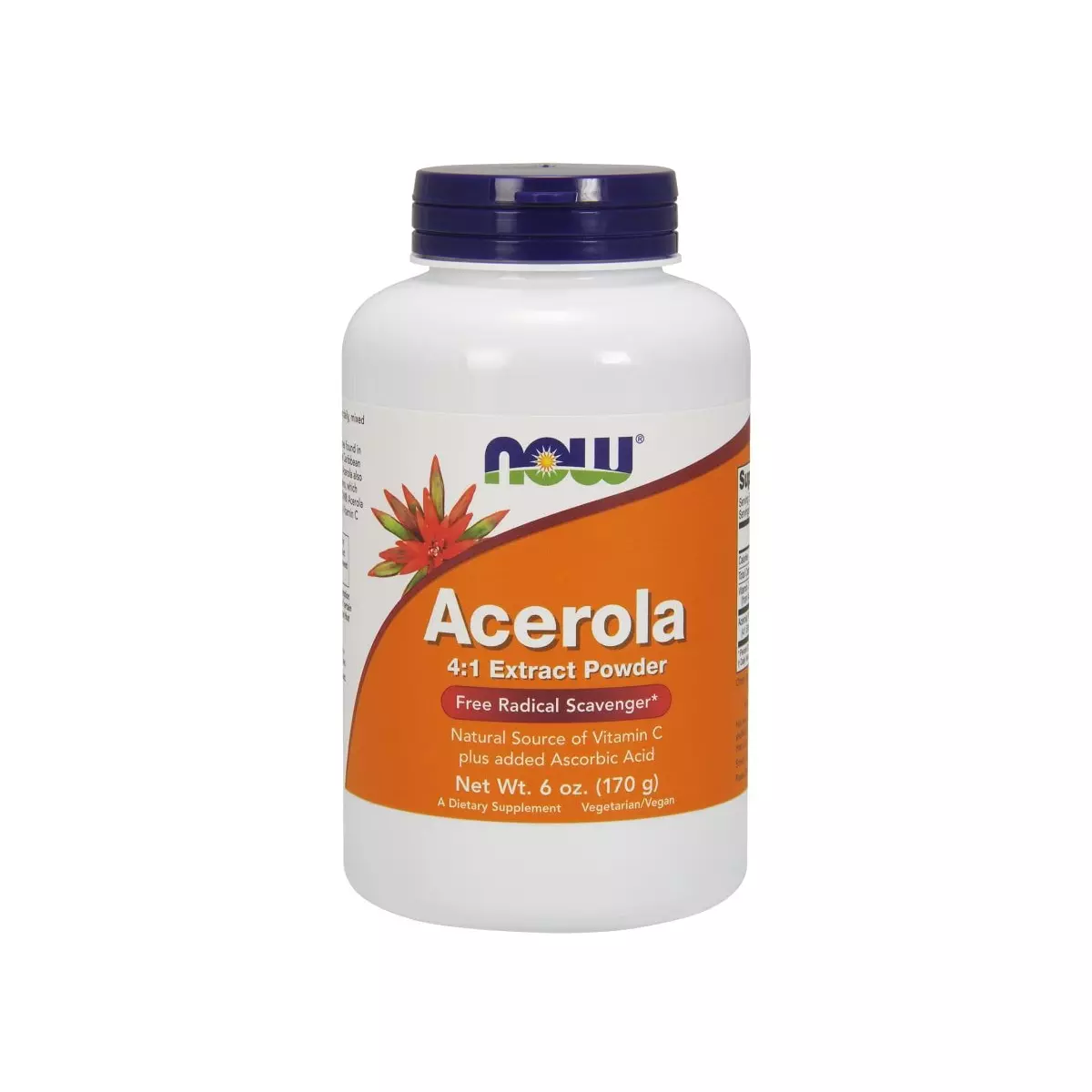 Acerola Ekstrakt 4:1 Proszek 170g Witamina C Now Foods Acerola Ekstrakt 4:1 Proszek 170g Witamina C Now Foods