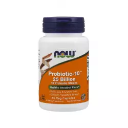 Probiotic-10 25 Billion (50 kaps) Probiotyk Now Foods