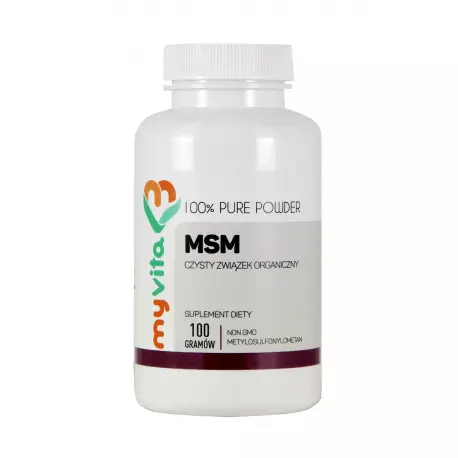 MSM Proszek 100 g Siarka organiczna Myvita