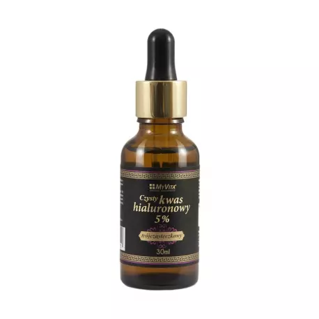 Czysty Kwas Hialuronowy 5% 30 ml trójcząsteczkowy Myvita