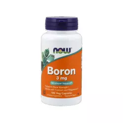 Boron 3 mg Bor (100 kaps) Zdrowe Kości Now Foods