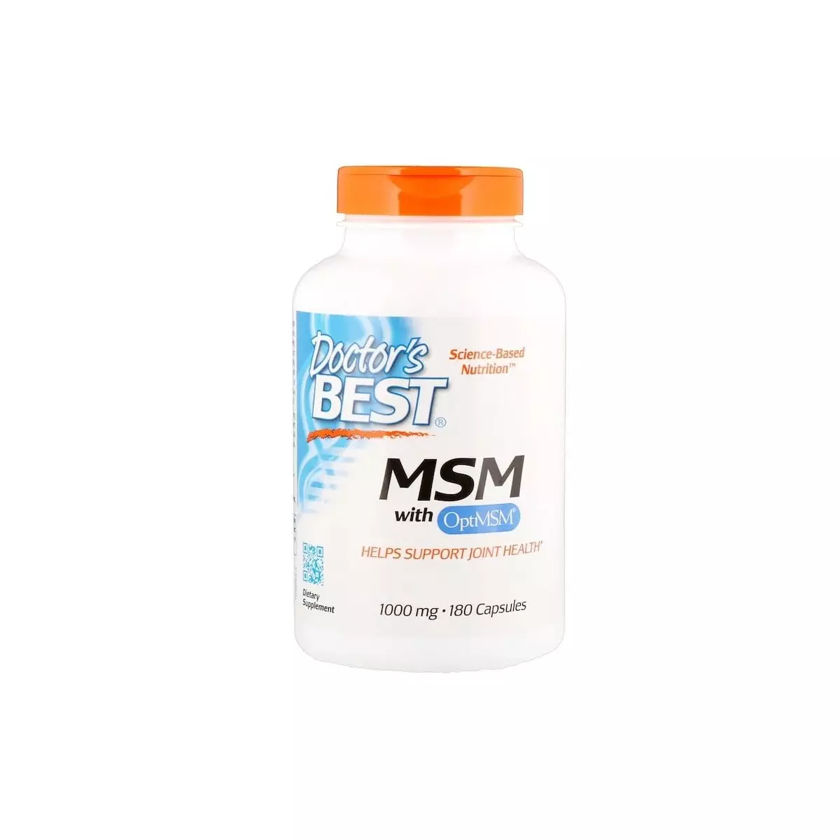 MSM OptiMSM 1000 mg (180 kaps) Siarka Organiczna Doctor\'s Best MSM OptiMSM 1000 mg (180 kaps) Siarka Organiczna Doctor\'s Best
