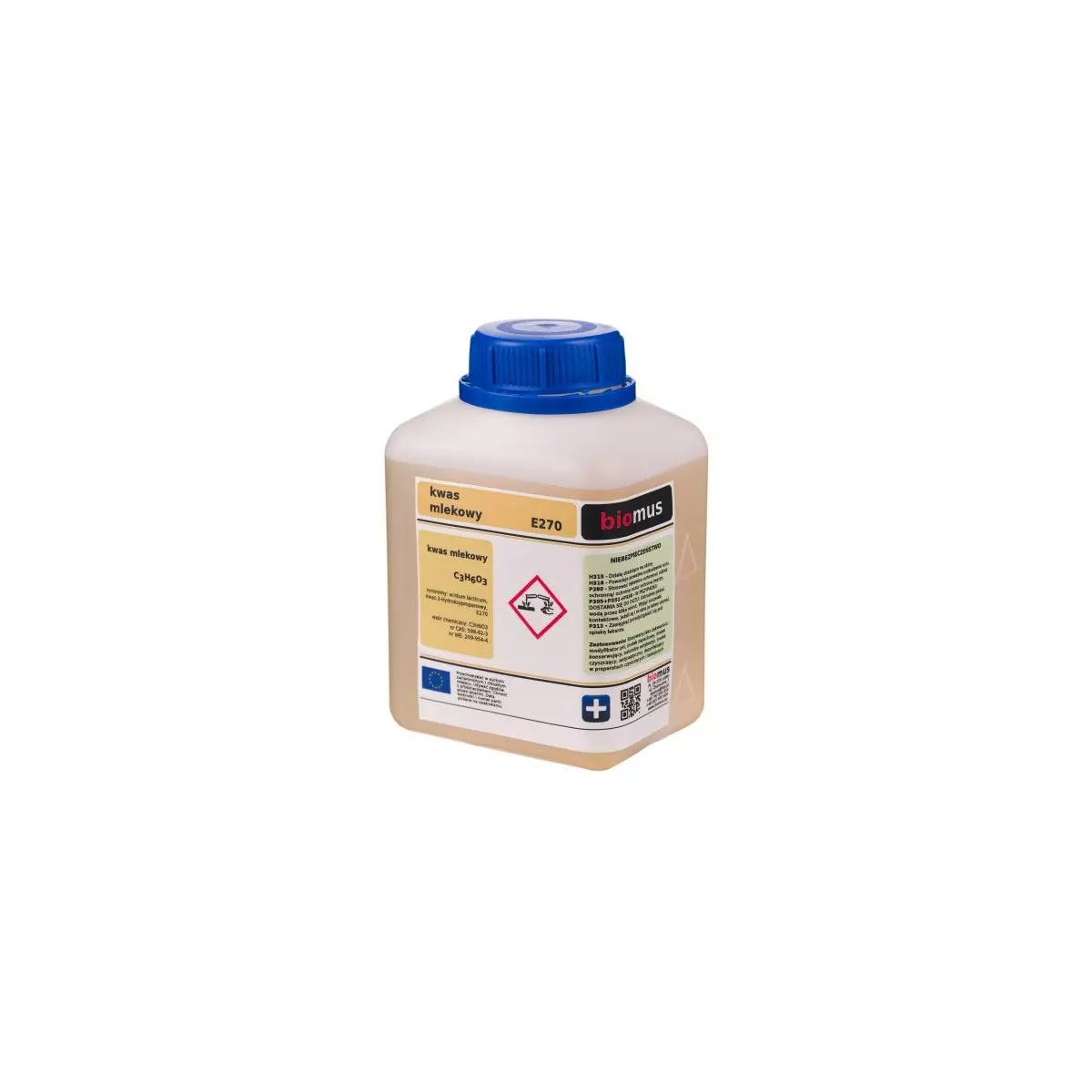 Kwas Mlekowy Czysty 80% 500 ml (0,5L) Biomus Kwas Mlekowy Czysty 80% 500 ml (0,5L) Biomus