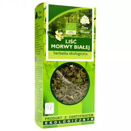 Morwa Biała Liść EKO 50 g Herbatka Dary Natury
