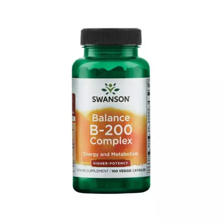 Balance B-200 (100kaps) Kompleks Witamin B Swanson
