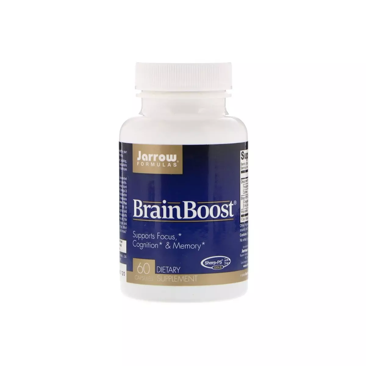 BrainBoost Wsparcie Mózgu (60 kaps) Jarrow Formulas BrainBoost Wsparcie Mózgu (60 kaps) Jarrow Formulas
