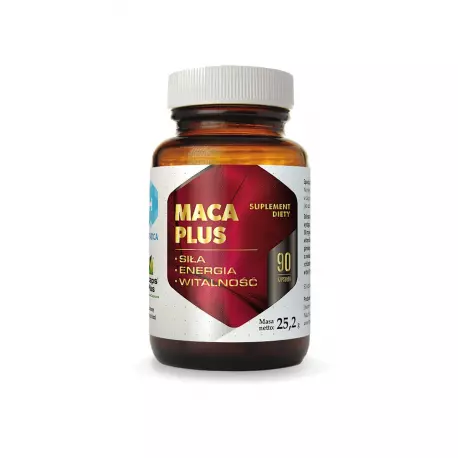 MACA PLUS Ashwagandha Różeniec Cytryniec Shatavari (90 kaps) Hepatica