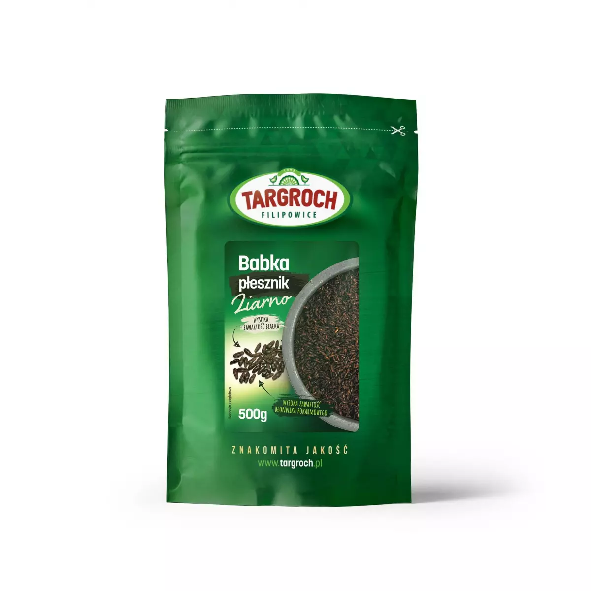 Babka Płesznik Ziarno 500 g Błonnik Targroch Babka Płesznik Ziarno 500 g Błonnik Targroch