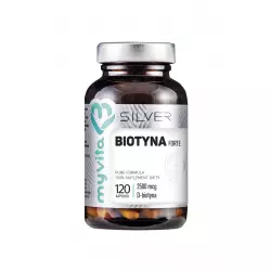BIOTYNA FORTE 2500mcg (120kaps) Witamina B7 Silver
