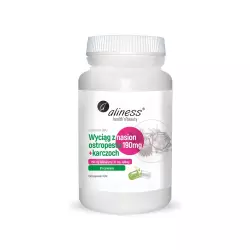 Ostropest Plamisty 190 mg + Karczoch Sylimaryna Sylibina Cynaryna (100 kaps) Aliness