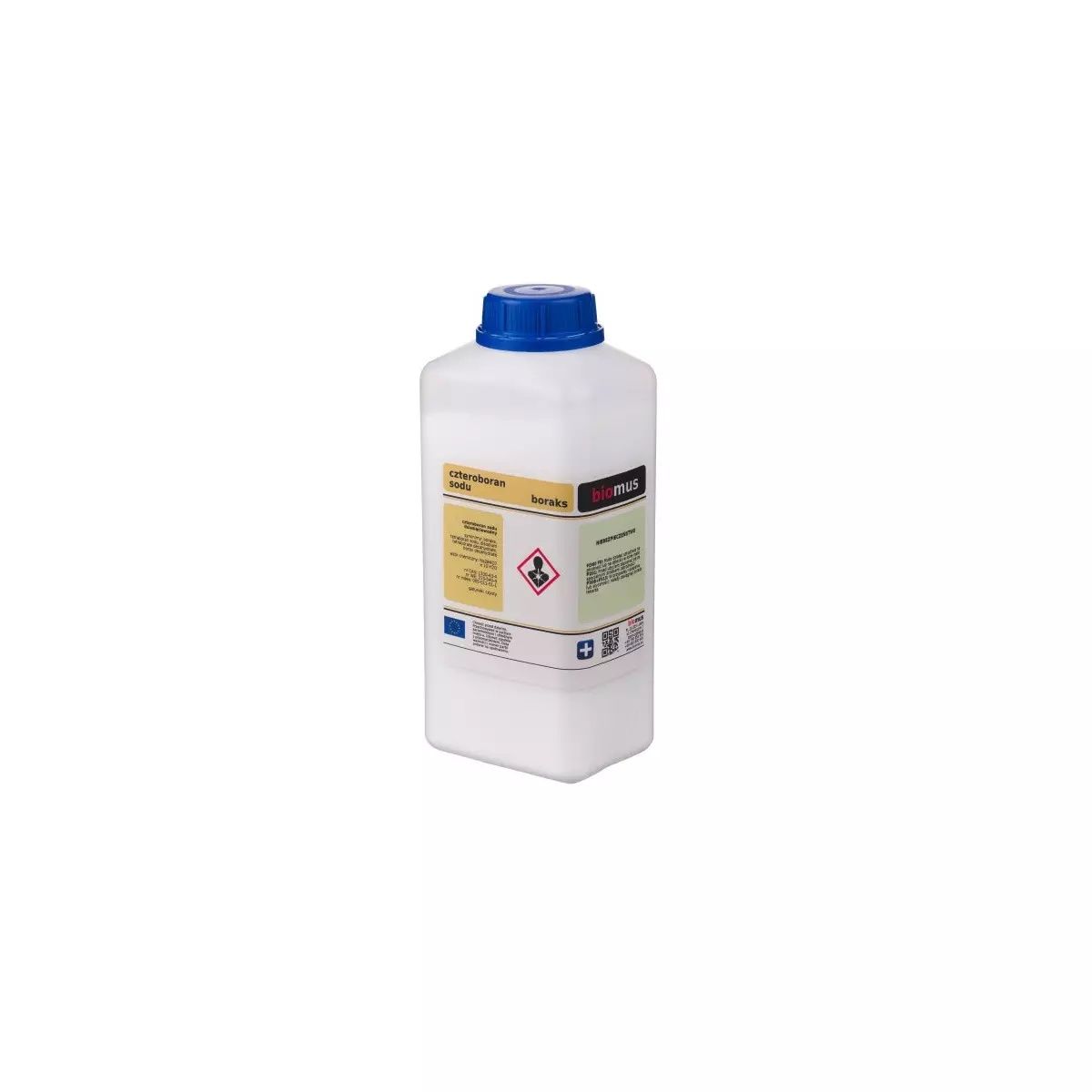 Boraks Czteroboran Sodu 10-Wodny 1kg Czysty 99,9% Biomus Boraks Czteroboran Sodu 10-Wodny 1kg Czysty 99,9% Biomus