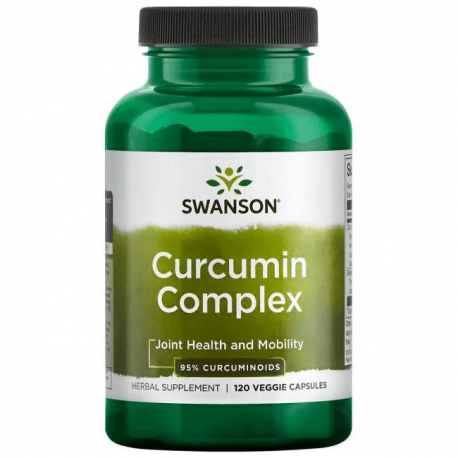 Curcumin Complex 700 mg Kurkumina + Piperyna Bioperine (120 vcaps) Swanson