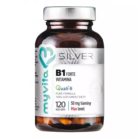 Witamina B1 Forte Tiamina 50 mg (120 kaps) Silver MyVita