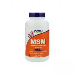 MSM Siarka Organiczna 1500 mg (200 tab) Now Foods