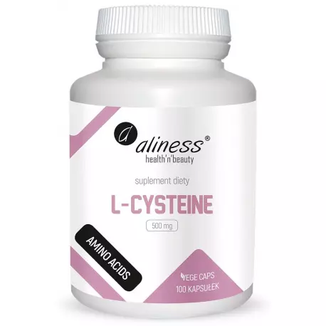 L-Cysteine L-cysteina 500 mg (100 kaps) Aminokwasy Aliness