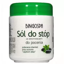 Sól do Stóp ze skłonnościami do Pocenia (Polecana Przy Uczuciu Ciężkich Stóp) 550 g BingoSpa