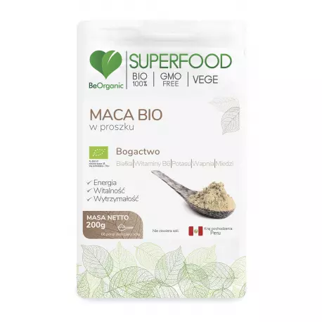 Maca Bio SuperFood Proszek 200 g BeOrganic