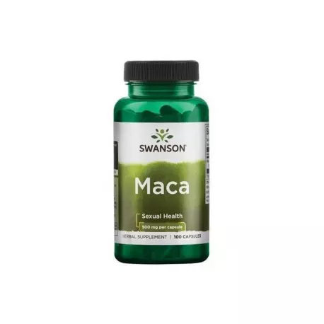 Maca Sproszkowany Korzeń 500 mg (100 kaps) Swanson