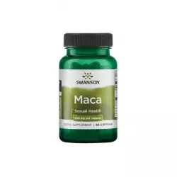 Maca Korzeń Ekstrakt 4:1 500 mg (60 kaps) Swanson