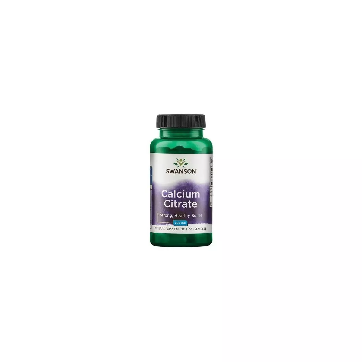 Cytrynian Wapnia Wapń 200 mg (60 kaps) Swanson Cytrynian Wapnia Wapń 200 mg (60 kaps) Swanson