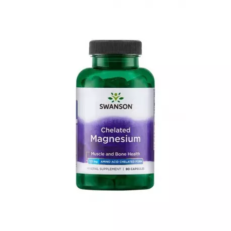 Magnez Chelatowany 133 mg (90 kaps) Swanson