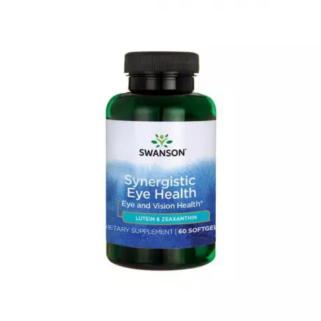 Luteina 20 mg + Zeaksantyna 2 mg (60 sg) Zdrowie Oczu Swanson