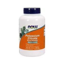 Cytrynian Potasu Potas 448 mg Proszek 340 g Now Foods