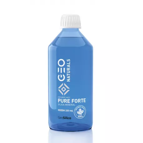 SILICA PURE FORTE Woda Krzemowa 200 mg (500 ml) GeoSilica Geonaturals