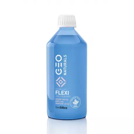 SILICA FLEXI Krzem 100 mg + Mangan 3 mg + Bor 1,8 mg (500 ml) GeoSilica Geonaturals
