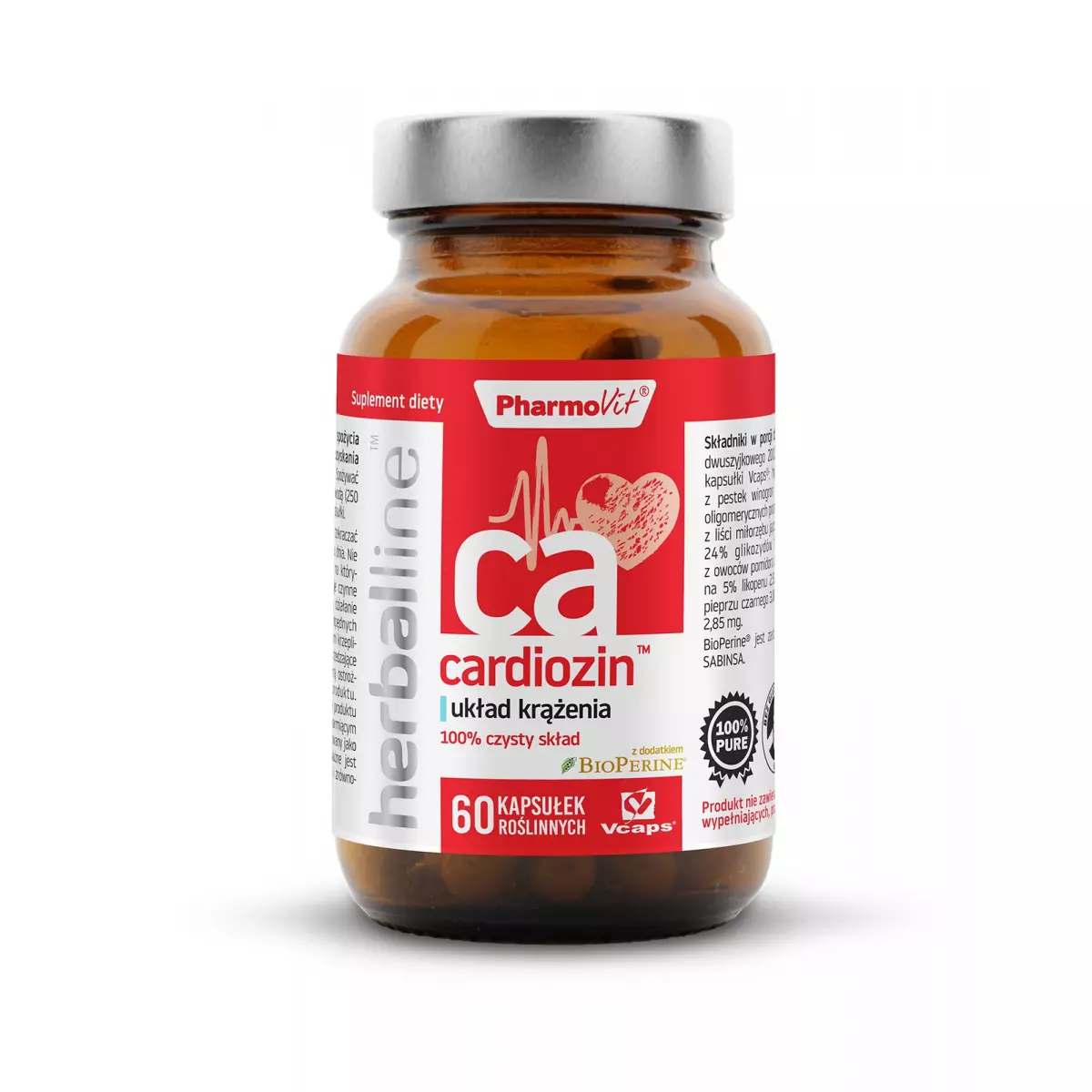 Cardiozin Układ krążenia 6w1 (60 kaps) Herballine Pharmovit Cardiozin Układ krążenia 6w1 (60 kaps) Herballine Pharmovit