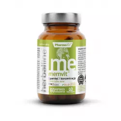 Memvit Pamięć i Koncentracja 7w1 (60 kaps) Herballine Pharmovit
