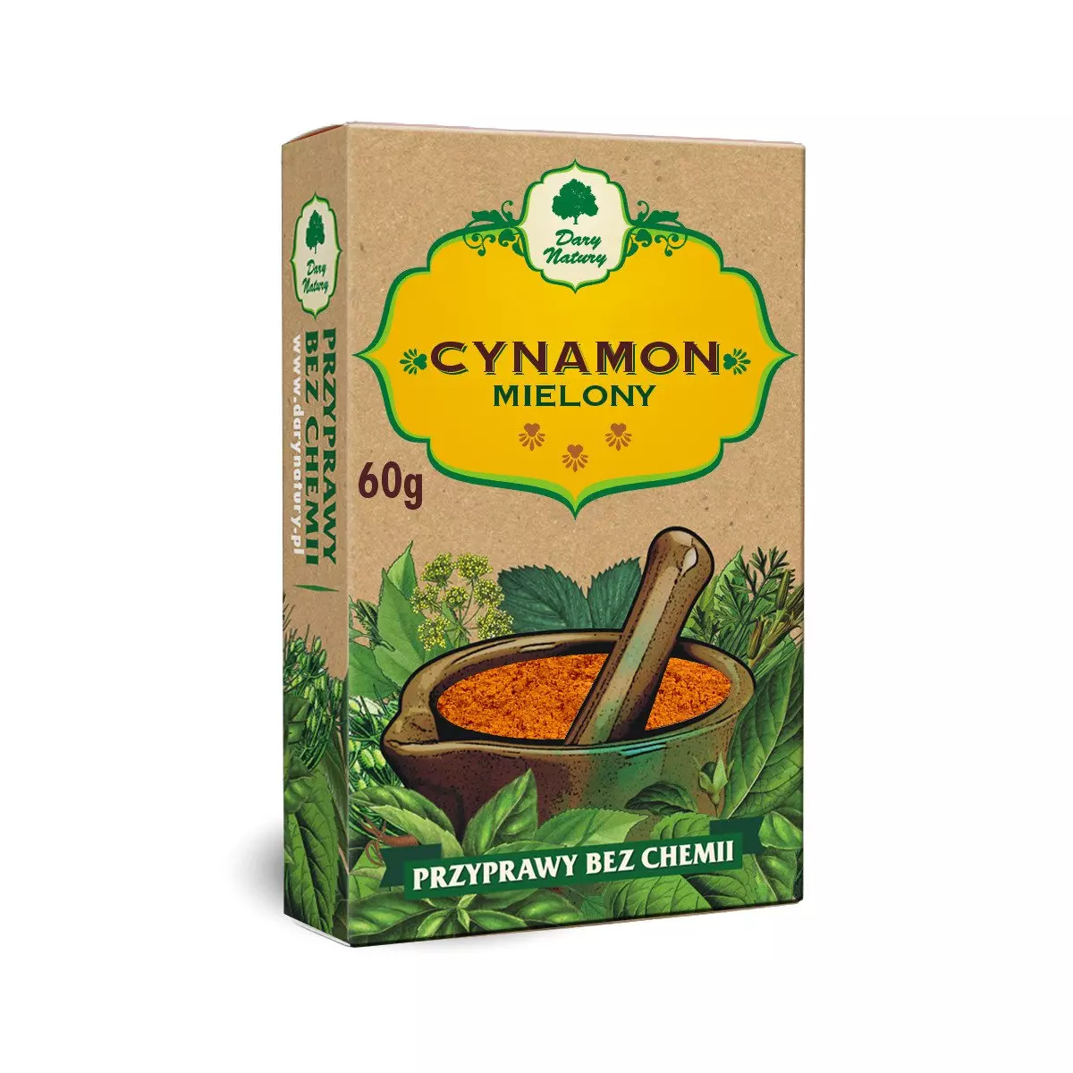 Cynamon Mielony 60 g Przyprawa Bez Chemii Dary Natury Cynamon Mielony 60 g Przyprawa Bez Chemii Dary Natury