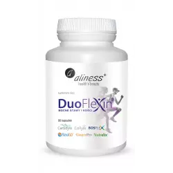 Kolagen na Stawy i Kości Duoflexin 100% Natural (90 kaps) Aliness