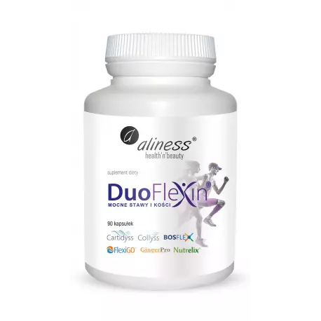 Kolagen na Stawy i Kości Duoflexin 100% Natural (90 kaps) Aliness