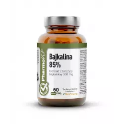 Bajkalina 85% Tarczyca Bajkalska Ekstrakt 300 mg (60 kaps) CLEAN Pharmovit