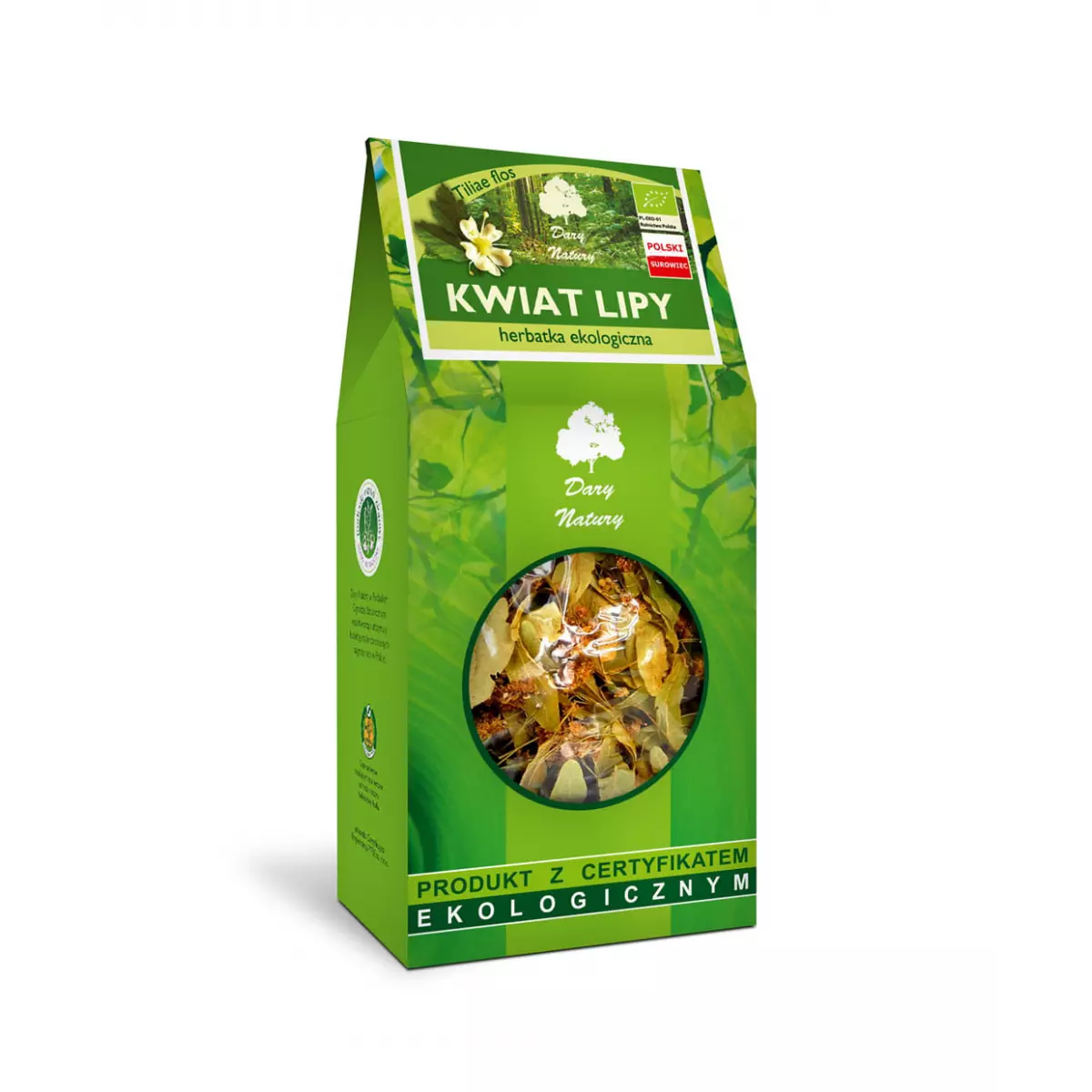Kwiat Lipy EKO 100% Lipa Herbatka Ekologiczna 30 g Dary Natury Kwiat Lipy EKO 100% Lipa Herbatka Ekologiczna 30 g Dary Natury