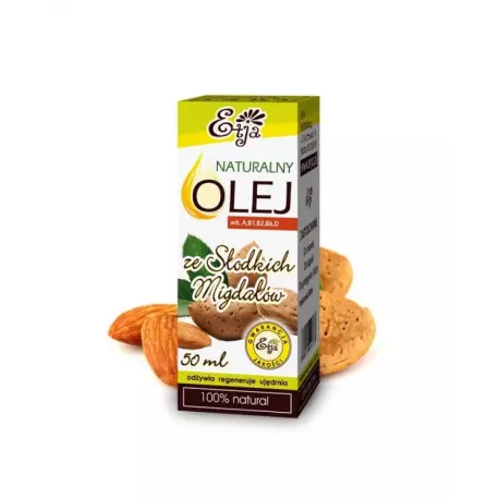 Olej Ze Słodkich Migdałów Naturalny 100% 50ml Etja