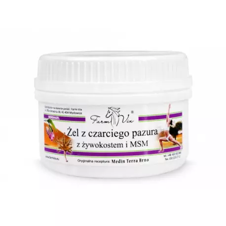 Czarci Pazur Żywokost MSM 350g FARMVIX