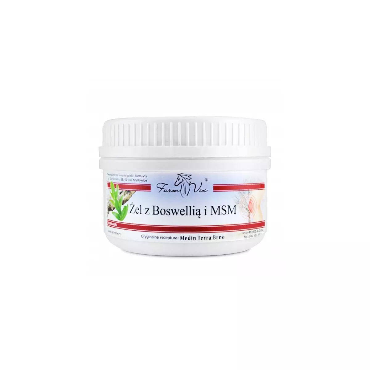 Żel z Boswellią i MSM 350 g Farm-Vix Żel z Boswellią i MSM 350 g Farm-Vix