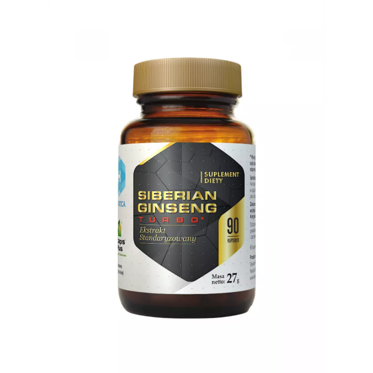 Siberian Ginseng Turbo Żeń-Szeń Syberyjski Ekstrakt 200 mg (90 kaps) Hepatica Siberian Ginseng Turbo Żeń-Szeń Syberyjski Ekstrakt 200 mg (90 kaps) Hepatica