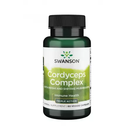 Cordyceps Complex Kordyceps Reishi Shiitake (60 kaps) Swanson
