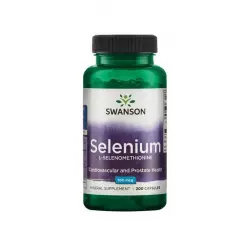 Selen 100 mcg (200 kaps) Selenometionina Swanson