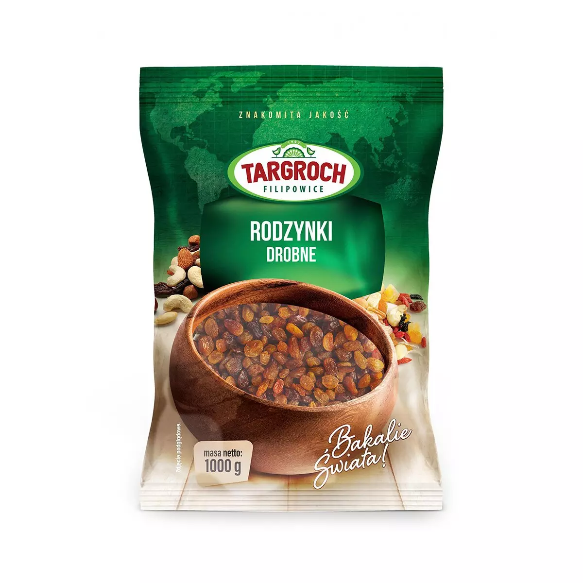 Rodzynki Drobne Suszone 1 kg Targroch Rodzynki Drobne Suszone 1 kg Targroch